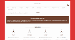 Desktop Screenshot of canadianvisa.com