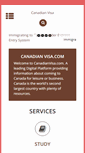 Mobile Screenshot of canadianvisa.com